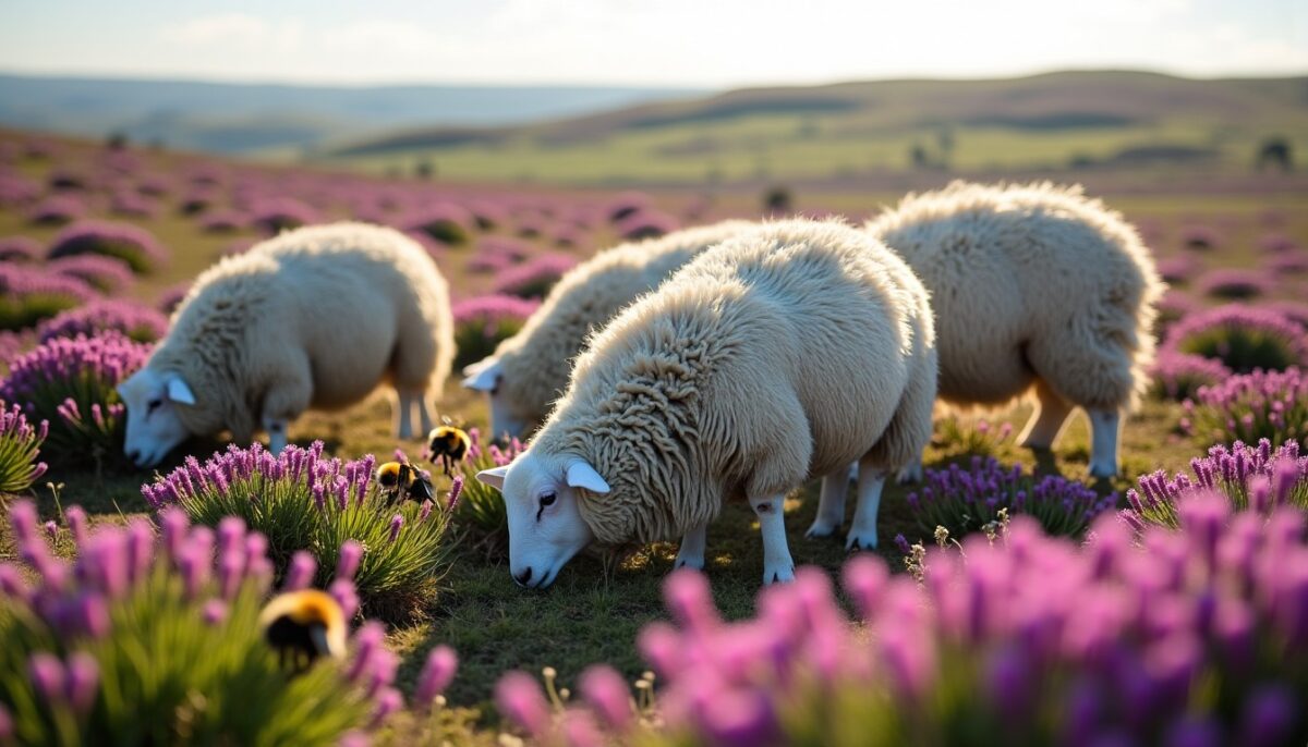 Pâturage des moutons et pollinisateurs : pourquoi le printemps bouleverse les bourdons en landes