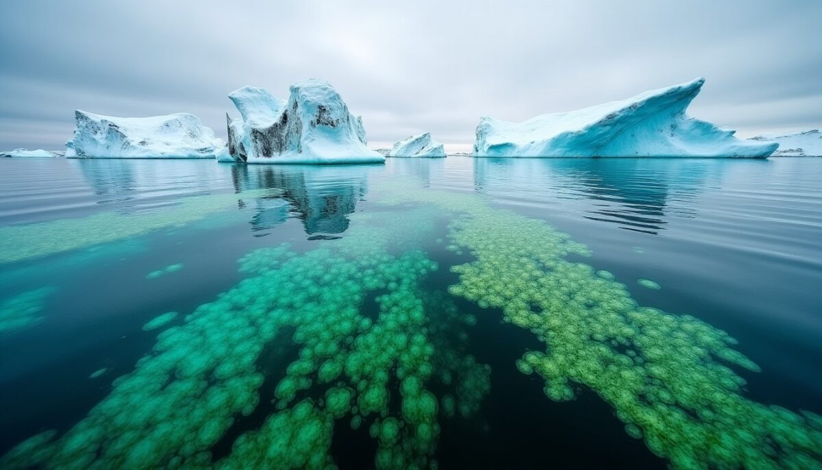 Phytoplancton arctique : des courants accélèrent sa chute et modifient le piégeage du carbone