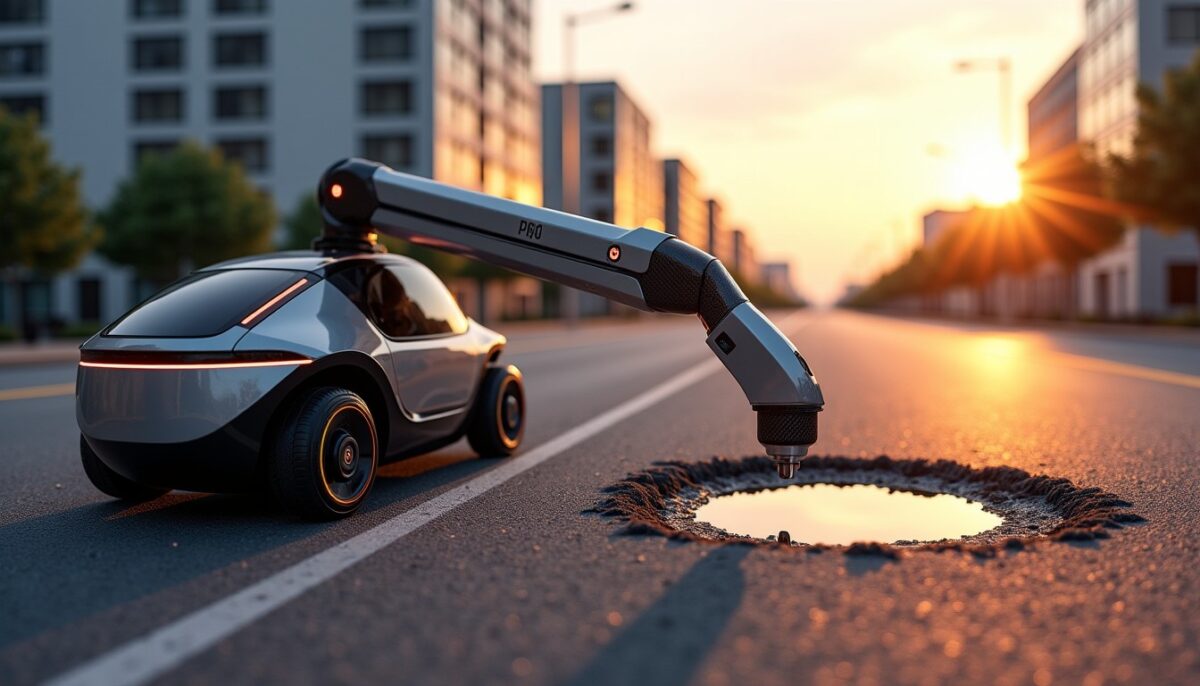 Prototype de Pitt pour reboucher les nids-de-poule : comment la robotique transforme la voirie